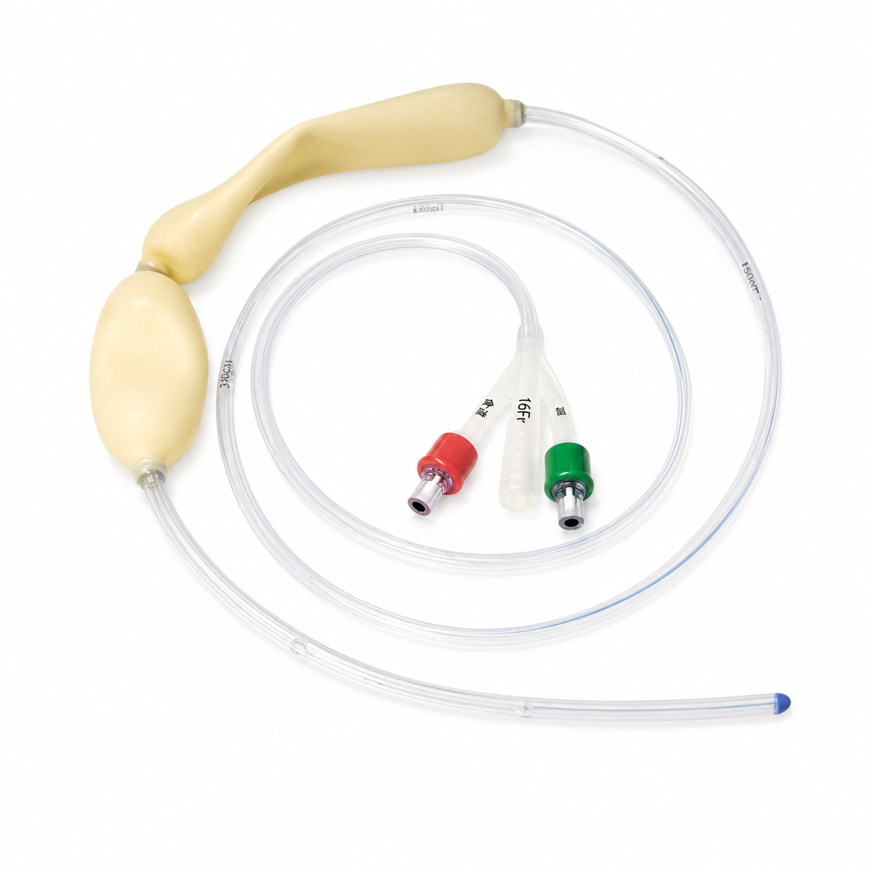 893c7e42-743d-4685-8bd8-bbe02661d753 Three-Lumen Double-Balloon Gastric Tube - Image 1